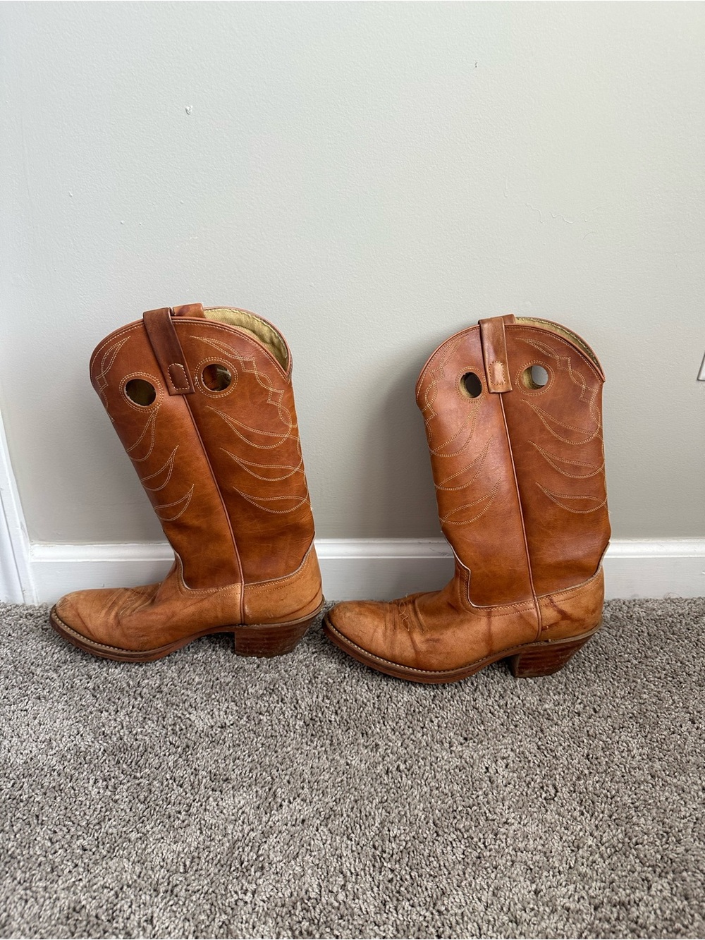 ACME women’s Leather Cowboy Boots 8 1/2